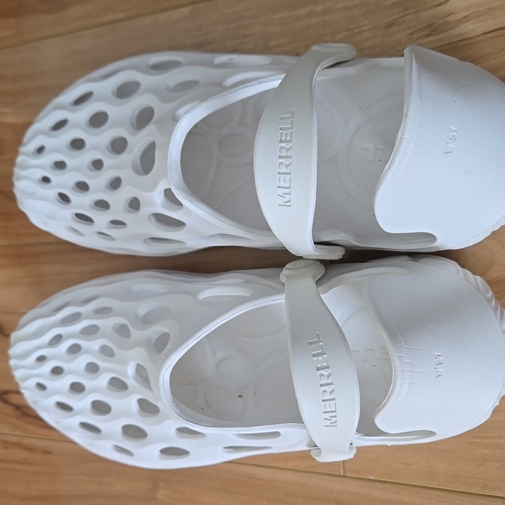 Merrell Hydro Moc Whie Shoes - Women's Size 7 - Picture 4 of 7